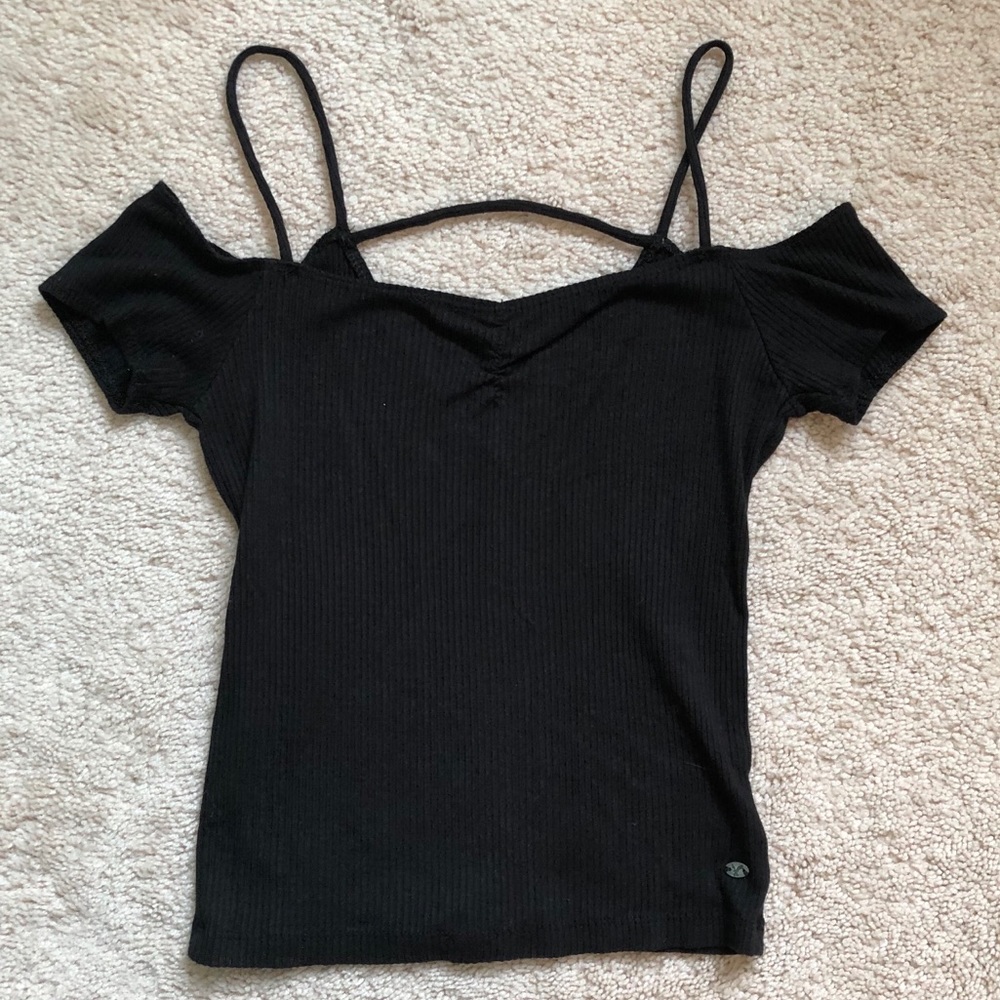 Off the shoulder crop top